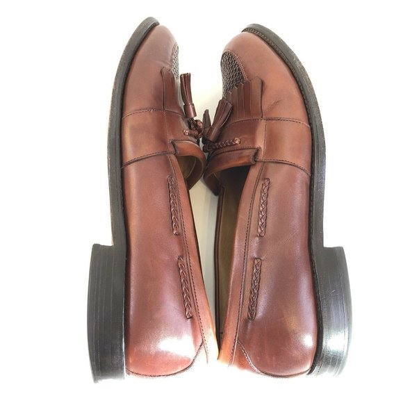 Allen Edmonds Cody Brown Leather Tassled  Loafer main image 8